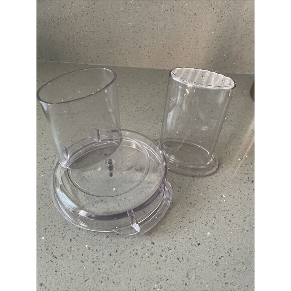 Cuisinart Food Processor Lid Replacement Parts CBFP-10 Cover + CBFP-FTP Pusher - Picture 6 of 9